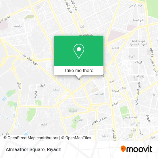 Almaather Square map