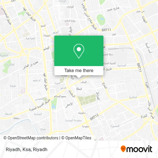 Riyadh, Ksa map