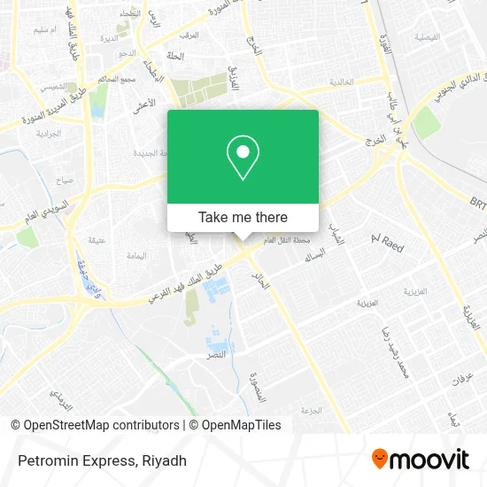 Petromin Express map