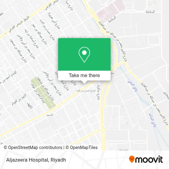 Aljazeera Hospital map