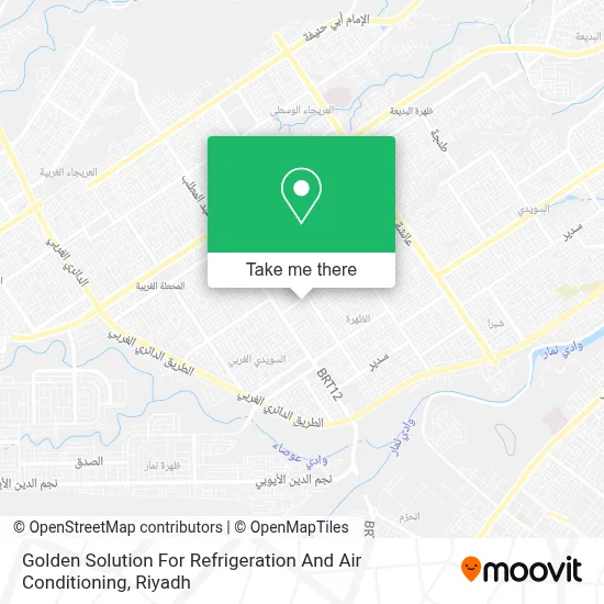 Golden Solution For Refrigeration And Air Conditioning map