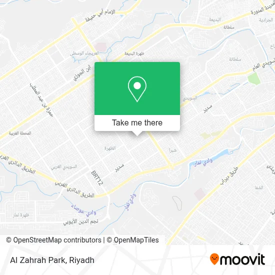 Al Zahrah Park map