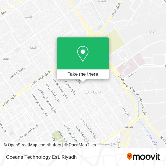 Oceans Technology Est map