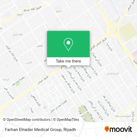 Farhan Elnader Medical Group map