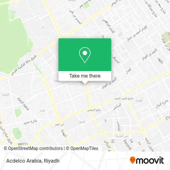 Acdelco Arabia map