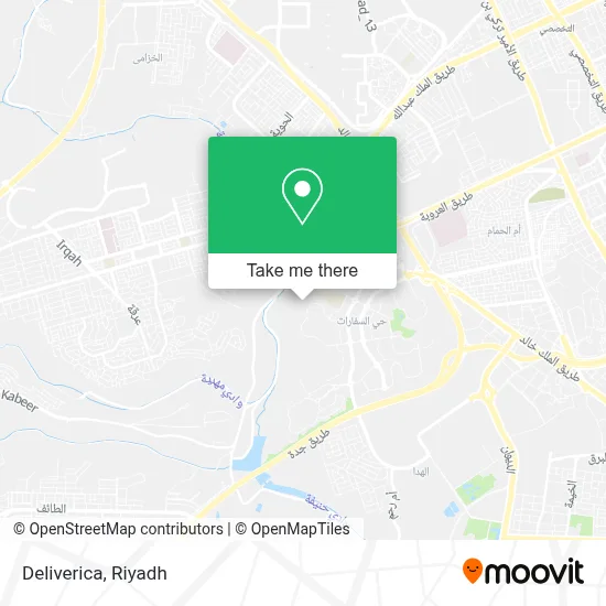 Deliverica map