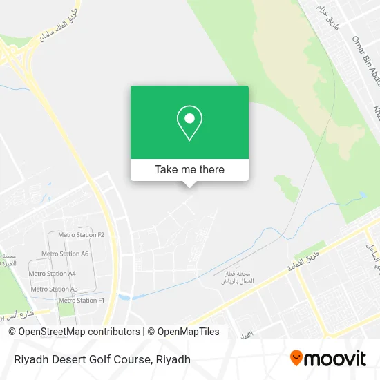 Riyadh Desert Golf Course map