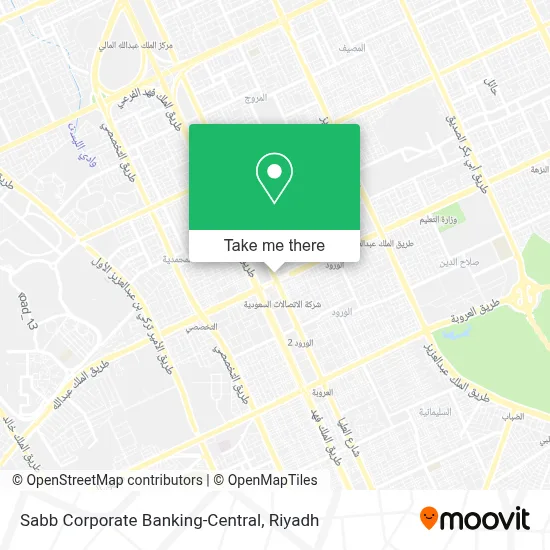 Sabb Corporate Banking-Central map