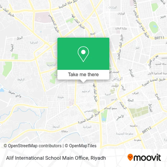 Alif International School Main Office map