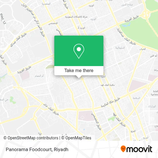 Panorama Foodcourt map