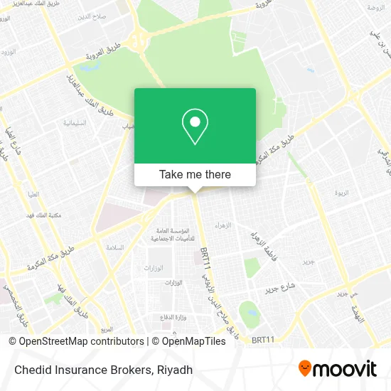 Chedid Insurance Brokers map