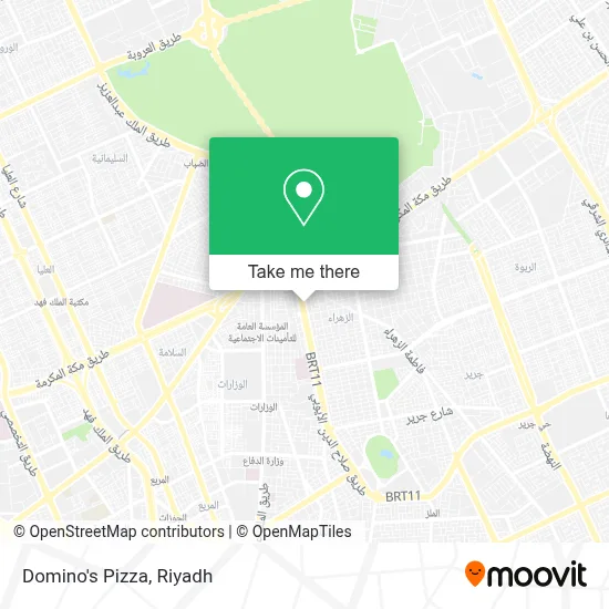 Domino's Pizza map