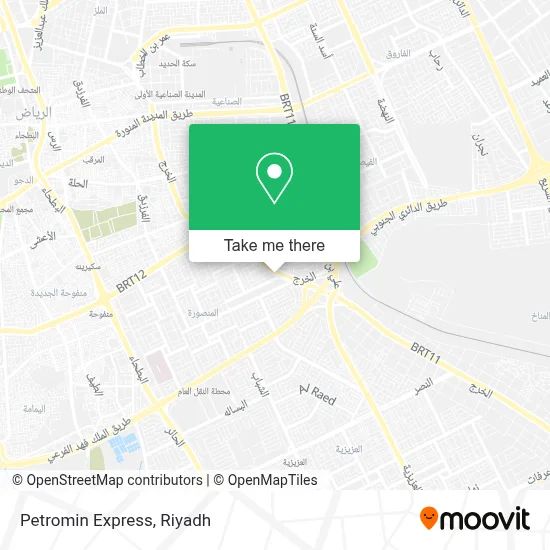 Petromin Express map