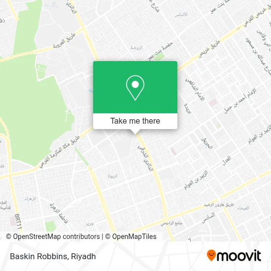 Baskin Robbins map