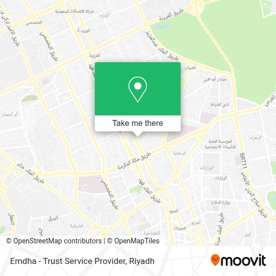 Emdha - Trust Service Provider map