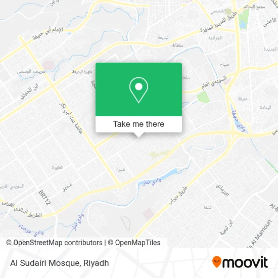 Al Sudairi Mosque map
