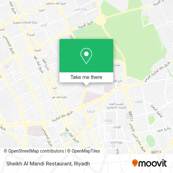 Sheikh Al Mandi Restaurant map
