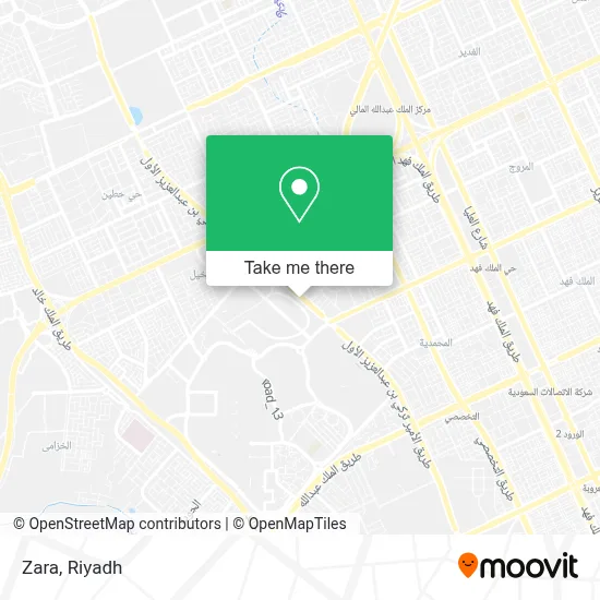 Zara map