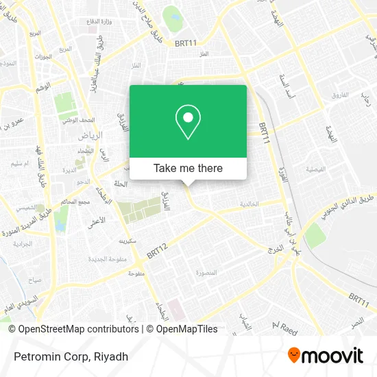 Petromin Corp map
