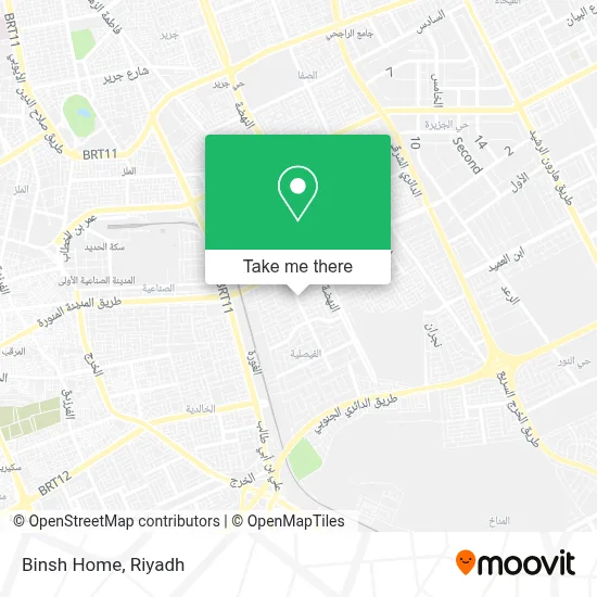 Binsh Home map
