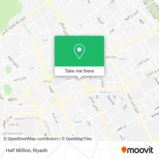 Half Million map