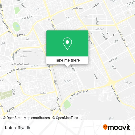 Koton map
