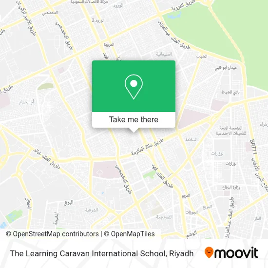 The Learning Caravan International School map