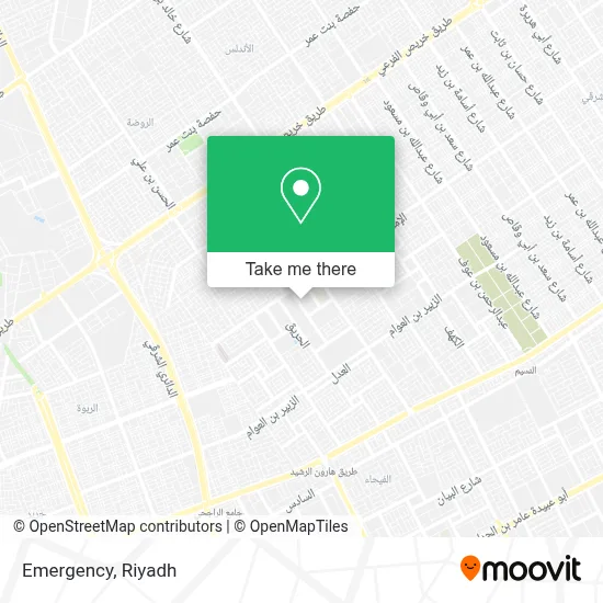 Emergency map