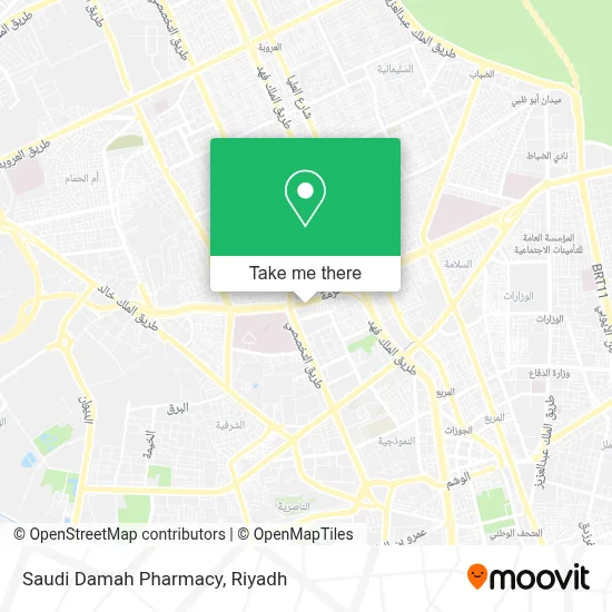Saudi Damah Pharmacy map