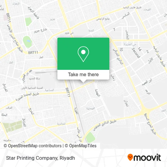 Star Printing Company map