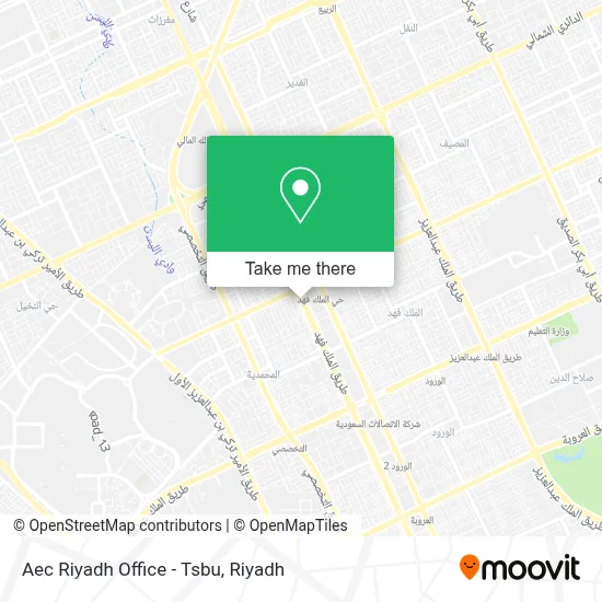 Aec Riyadh Office - Tsbu map