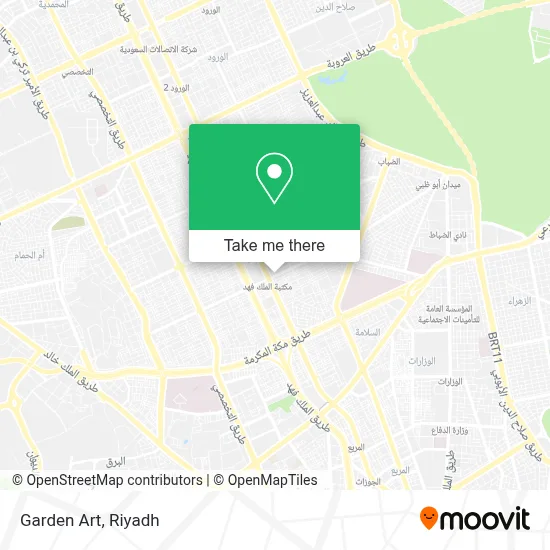 Garden Art map