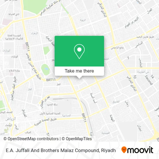E.A. Juffali And Brothers Malaz Compound map