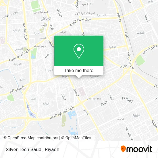 Silver Tech Saudi map