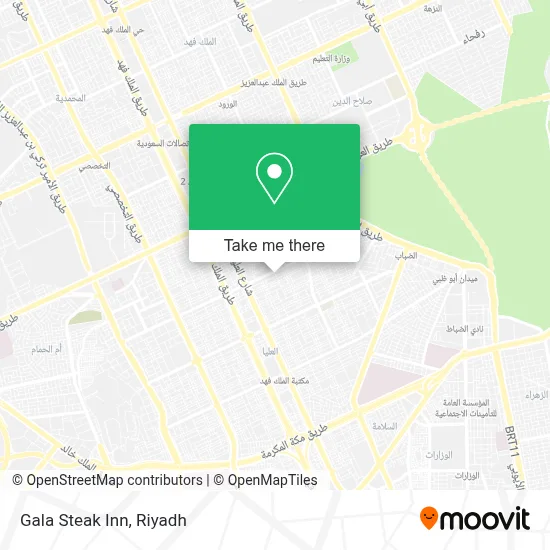 Gala Steak Inn map