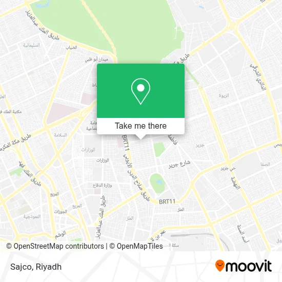 Sajco map