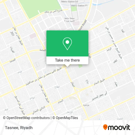 Tasnee map