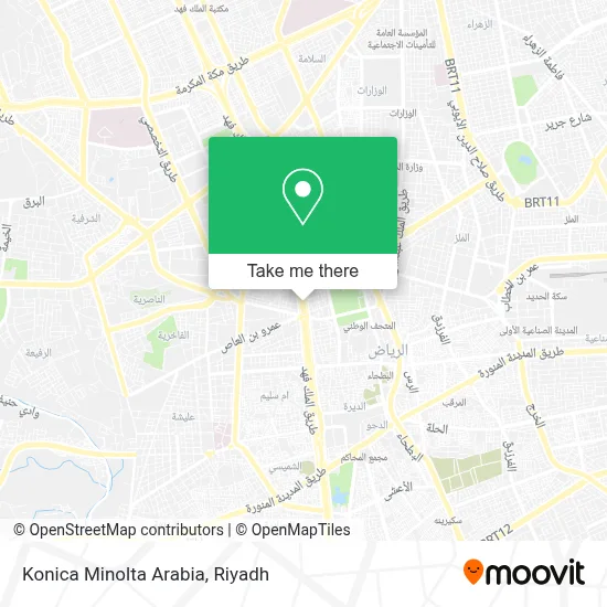 Konica Minolta Arabia map
