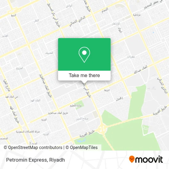 Petromin Express map
