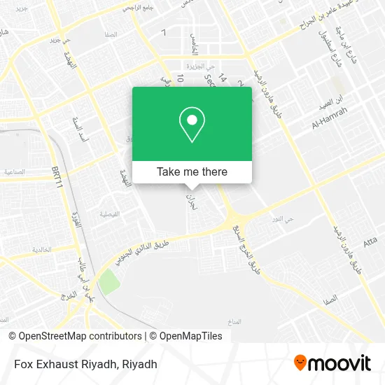 Fox Exhaust Riyadh map