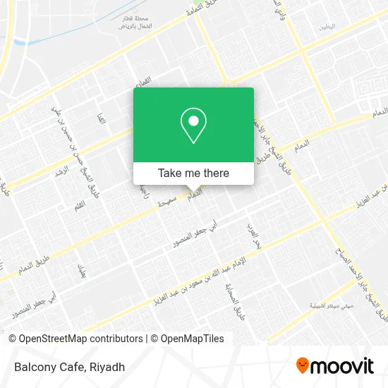 Balcony Cafe map