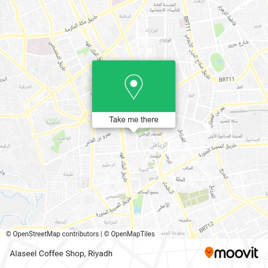 Alaseel Coffee Shop map