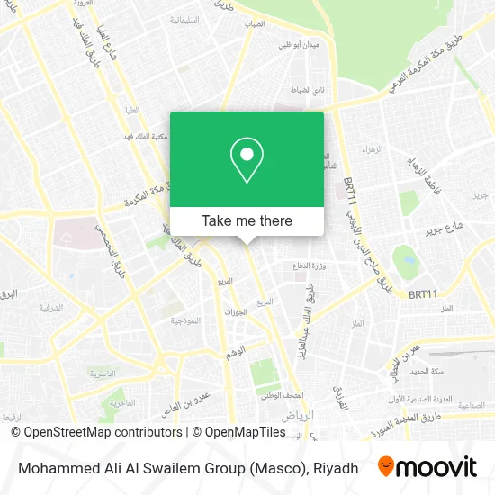Mohammed Ali Al Swailem Group (Masco) map