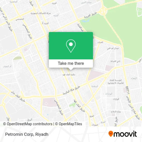 Petromin Corp map