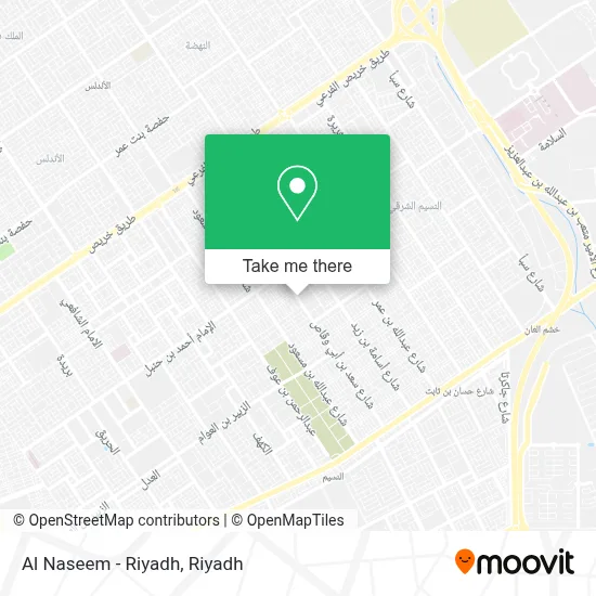 Al Naseem - Riyadh map