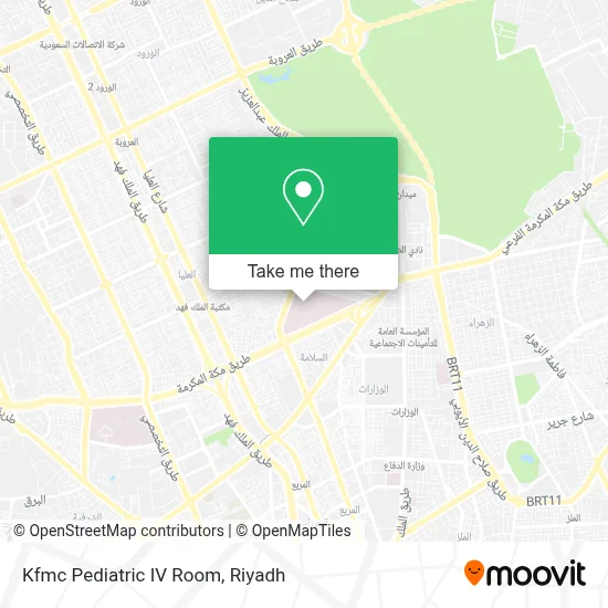 Kfmc Pediatric IV Room map