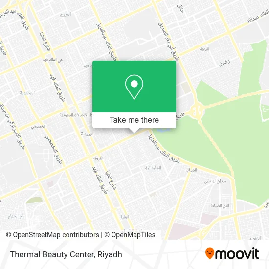 Thermal Beauty Center map