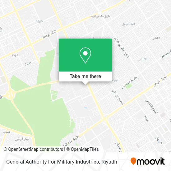 General Authority For Military Industries map