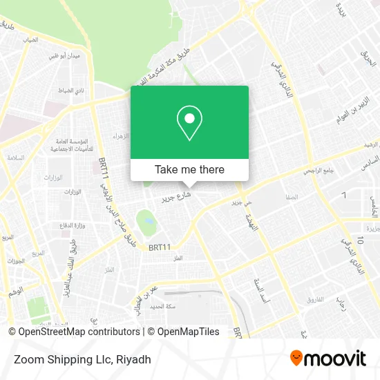 Zoom Shipping Llc map