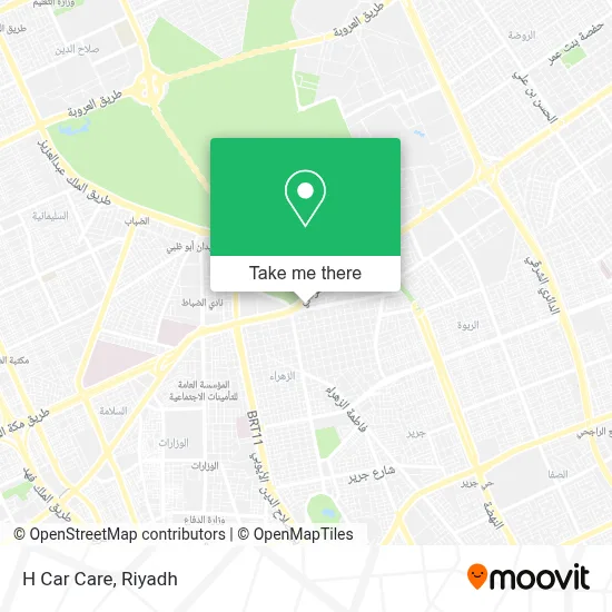 H Car Care map